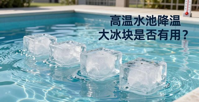 大冰块游泳池降温效果_无锡高温水池降温大冰块_冰块降温实际应用分析